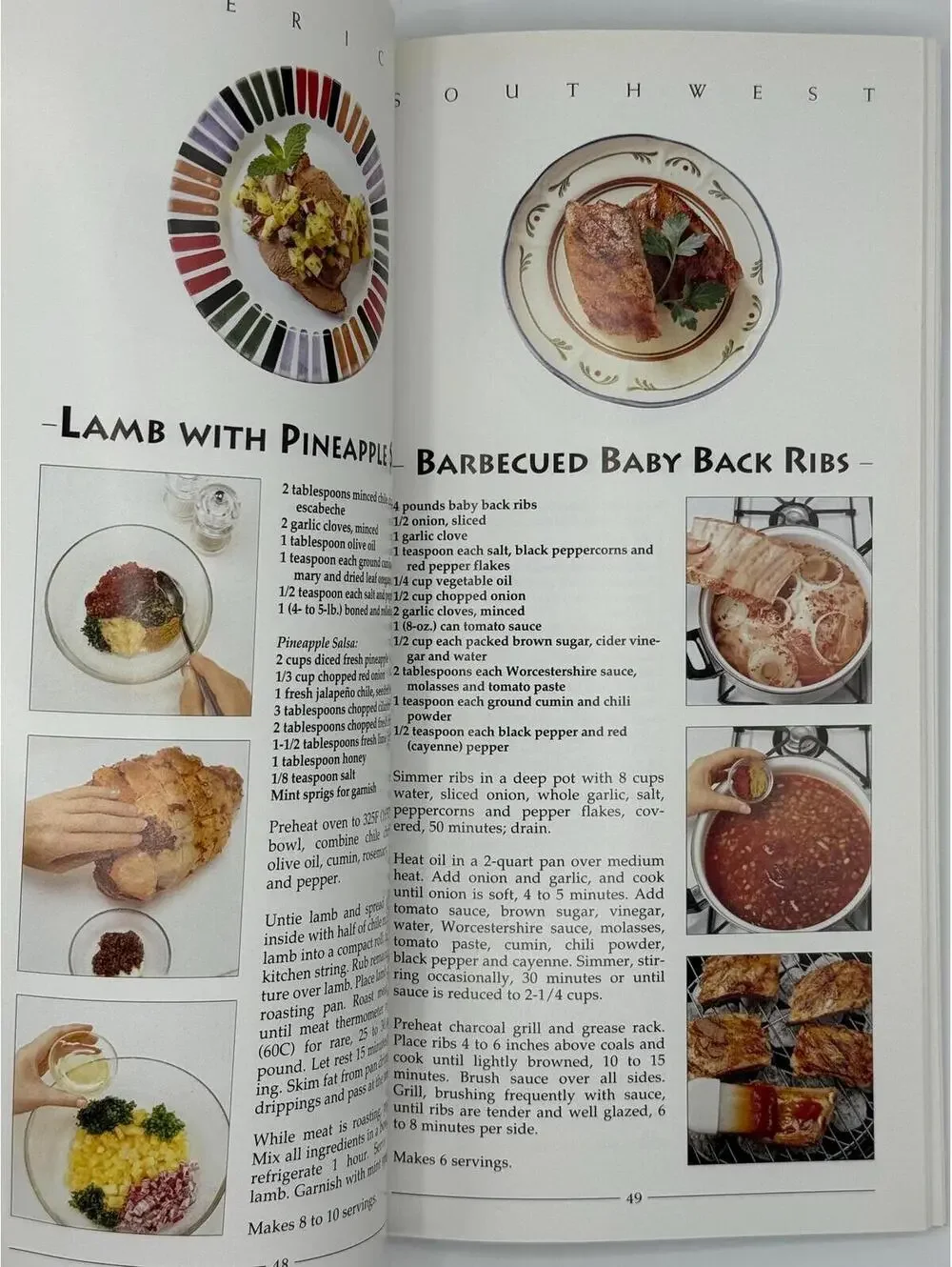Vintage 1990s Cookbook, Southwest, Regional American Cooking, Southwestern